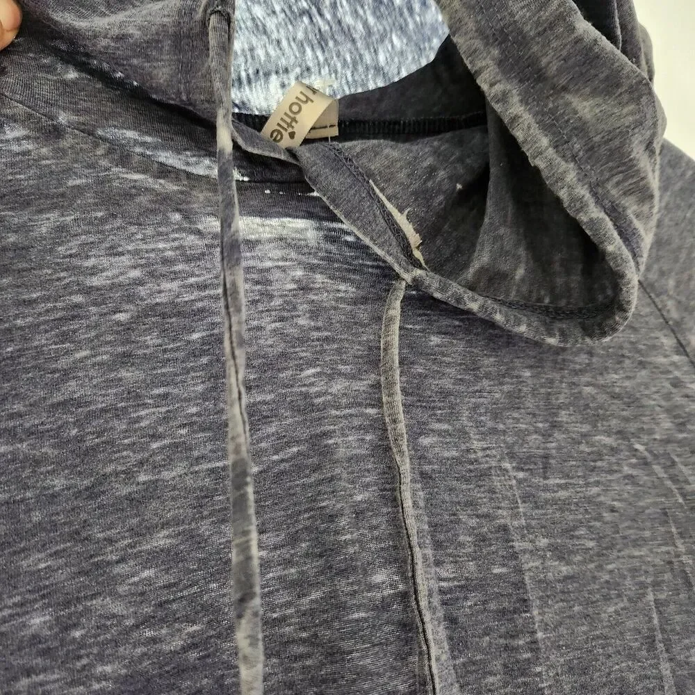 Ever Hottie Cropped  Hoodie In Size Large Blueberry Color Lightweight.  New